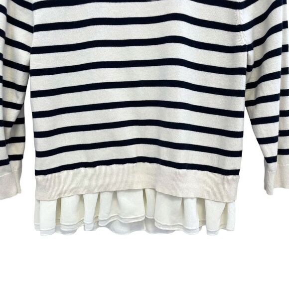 Maison Jules Stripped Cardigan 100% Cotton - Picture 6 of 6